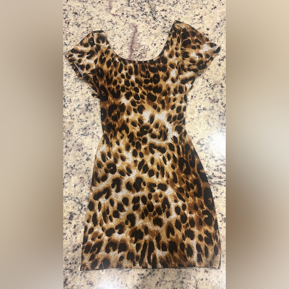 Cheetah Print Women’s Dress